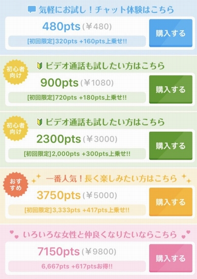TSUBAKIのアプリの料金